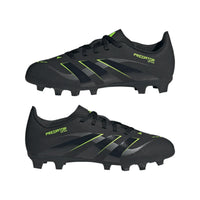Adidas Junior Football Boot Predator Club FG/MG Black/Carbon/Luclem