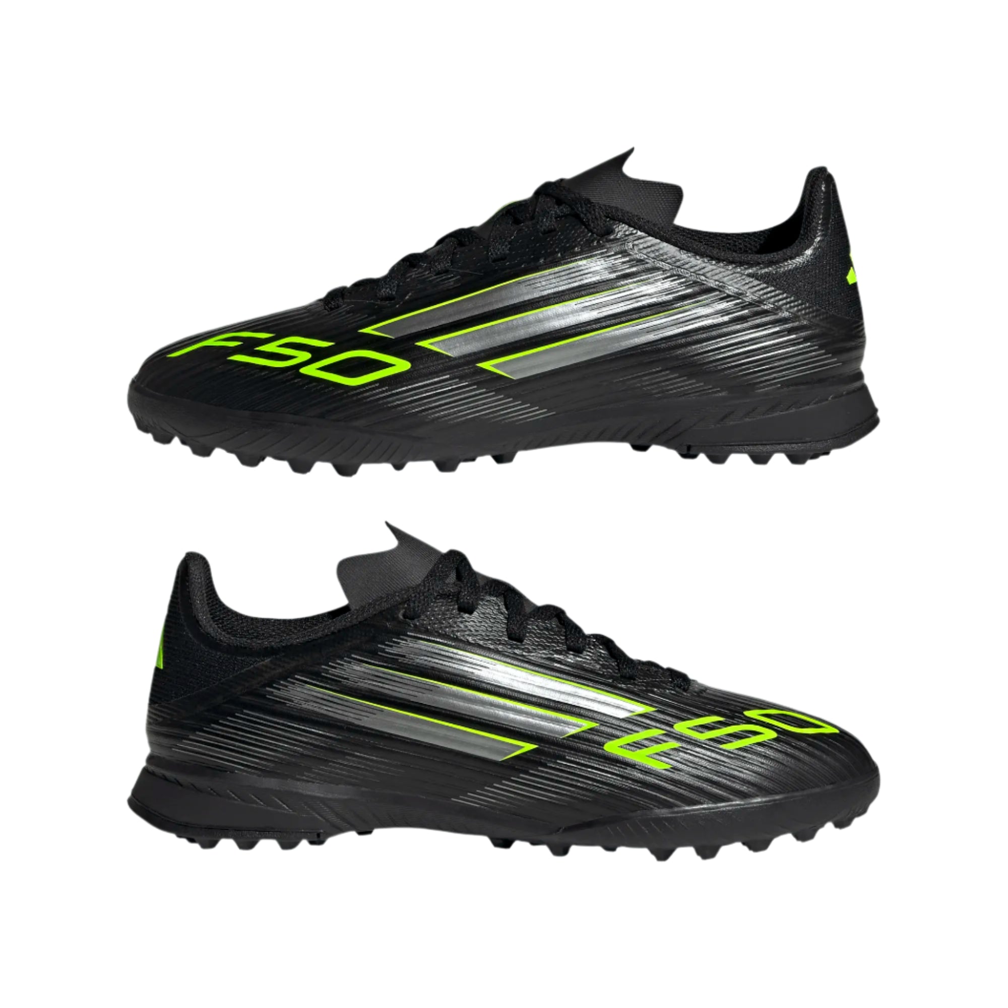 Adidas Junior Astro Turf F50 League TF J Black/Carbon/Luclem