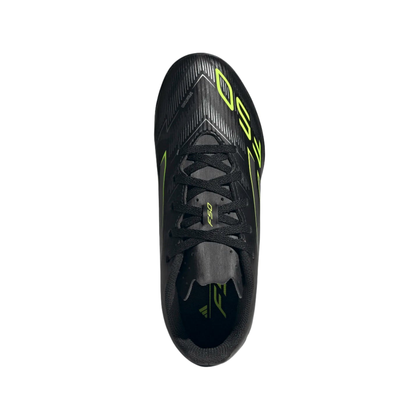 Adidas Junior Turf Boots F50 Club Core Black/Iron Metallic/Lucid Lemon