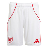 Adidas kids' white shorts