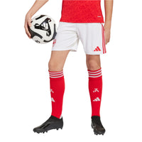 Adidas kids' white shorts