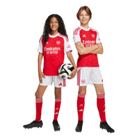 Adidas kids' white shorts