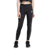 Adidas girls' black and silver leggings