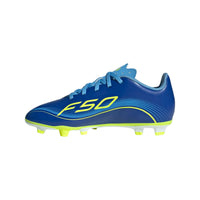 Adidas Junior Football Boots F50 Messi Club FG/MG J Royal Blue/Yellow/Blue