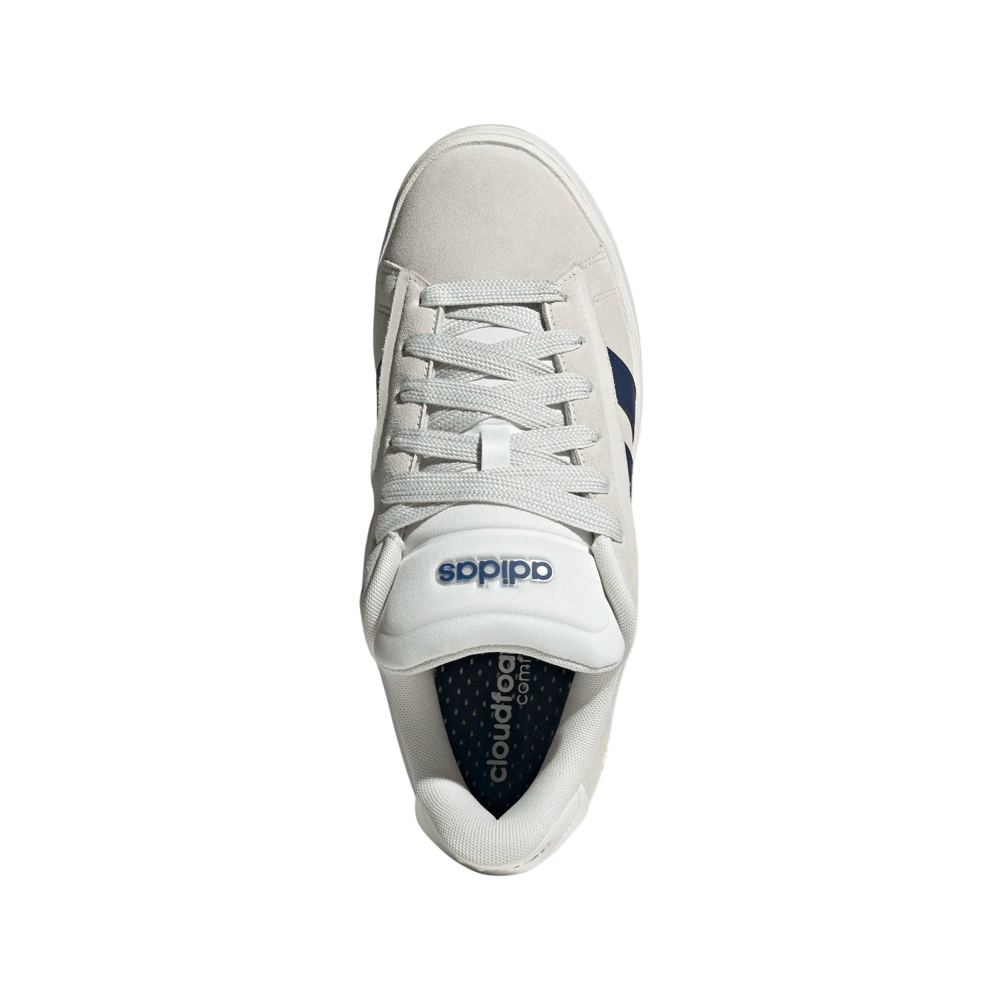 Adidas Mens Trainer Grand Court Alpha 00s Grey/Dark Blue/White