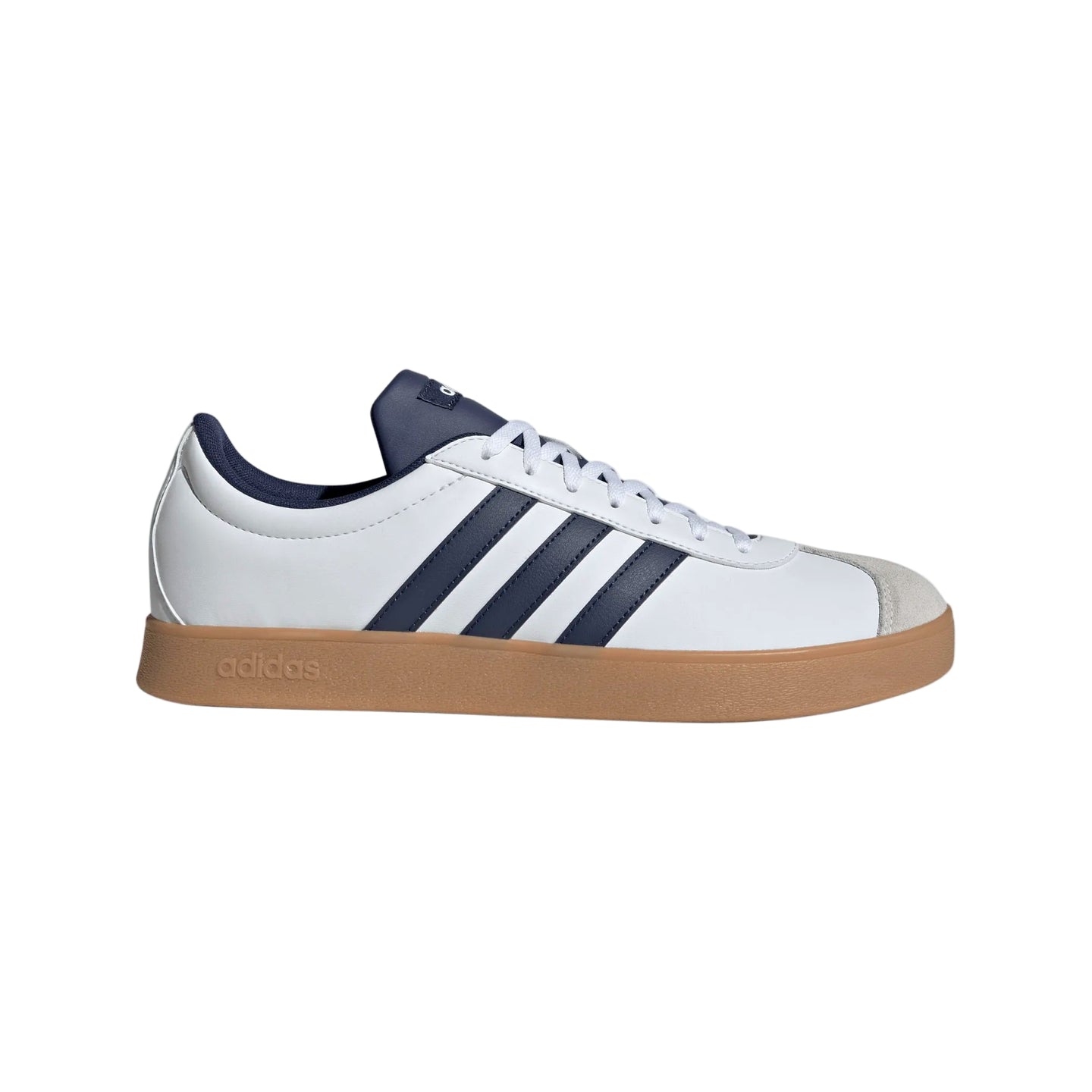 Adidas Mens Trainer VL Court Base Cloud White/Dark Blue/Grey