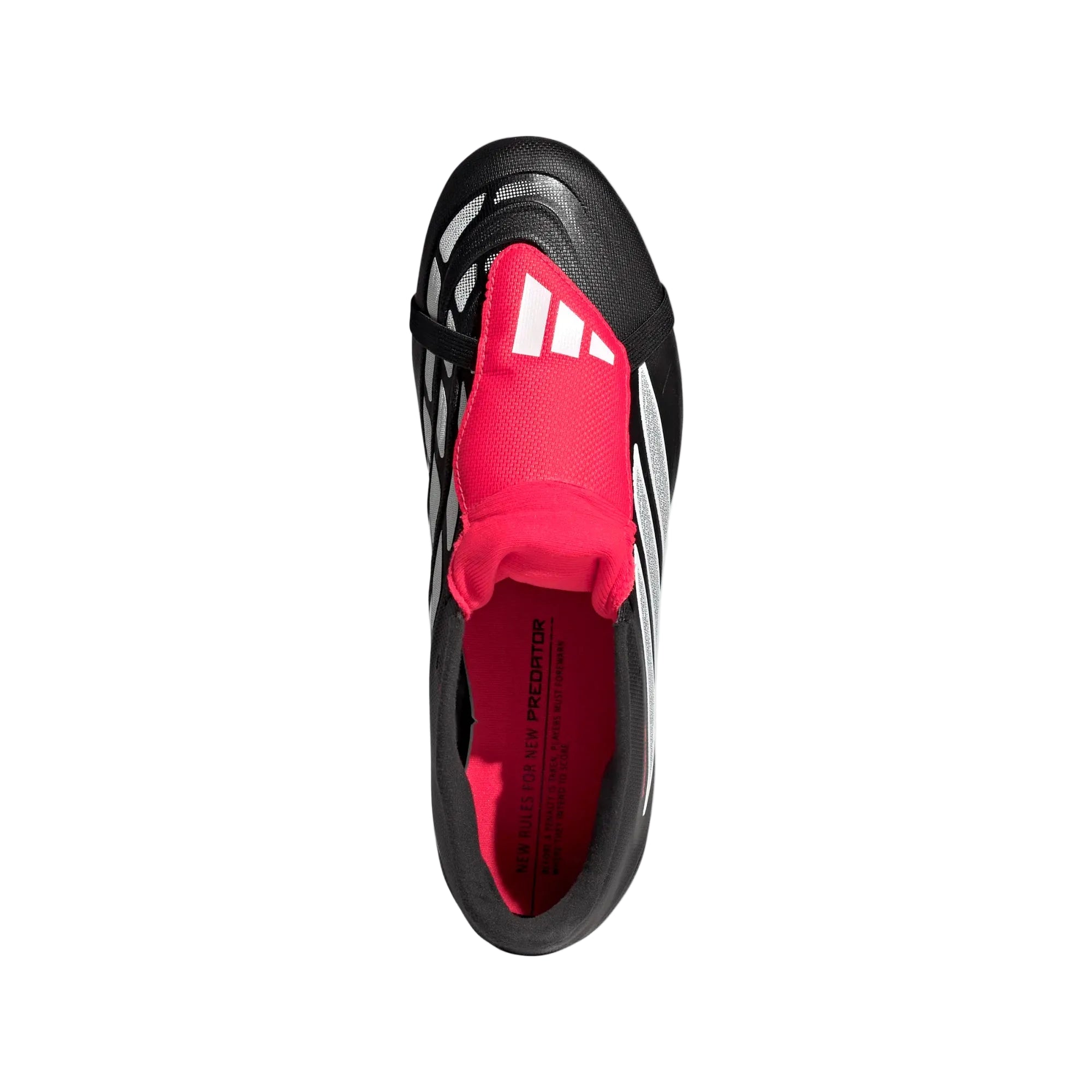 Adidas Adults Football Boot Predator Club FT FG/MG Core Black/Cloud White/Lucid Red