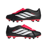 Adidas Adults Football Boot Predator Club FT FG/MG Core Black/Cloud White/Lucid Red