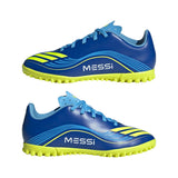 Adidas Junior Football Boots F50 Messi Club TF J Royal Blue/Yellow/Blue