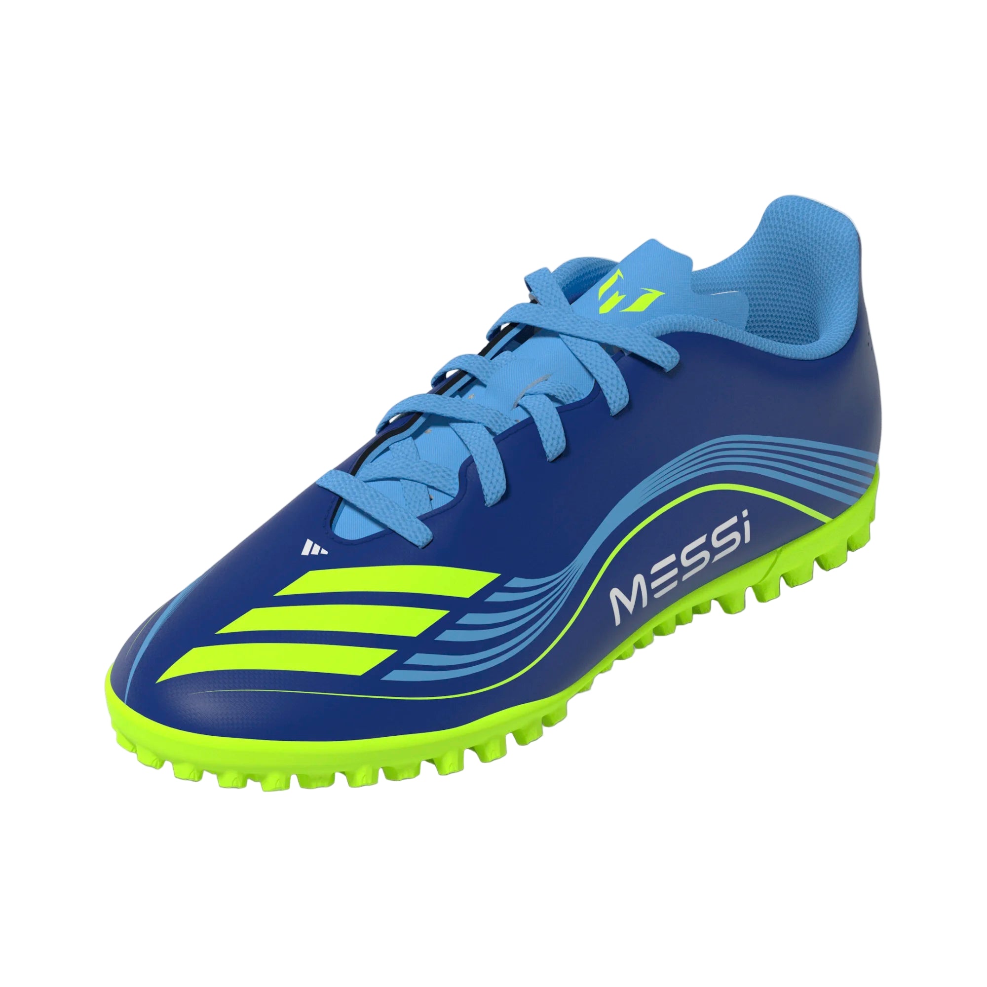 Adidas Junior Football Boots F50 Messi Club TF J Royal Blue/Yellow/Blue
