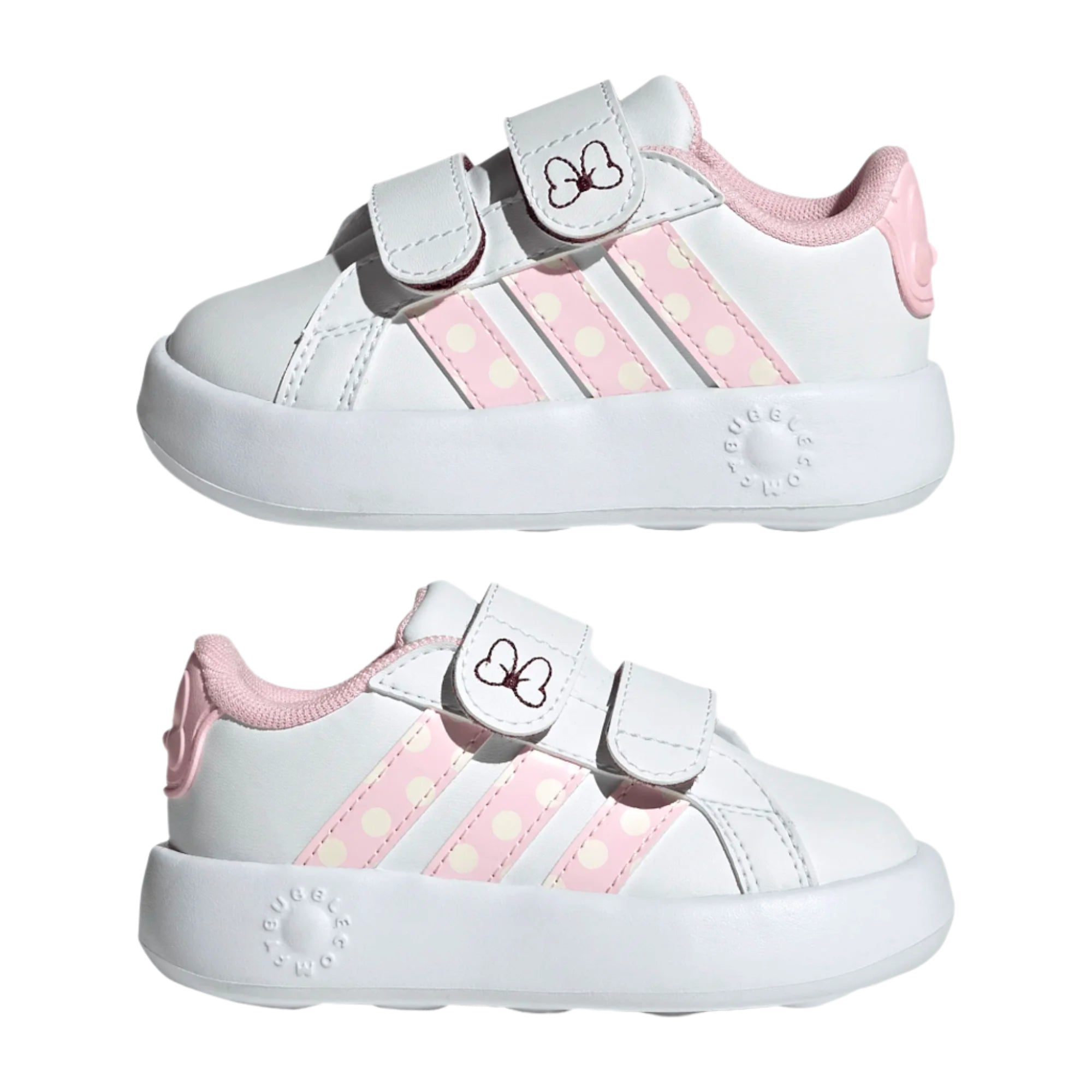 Adidas Girls Trainer Grand Court Minnie CF I White/Pink/White