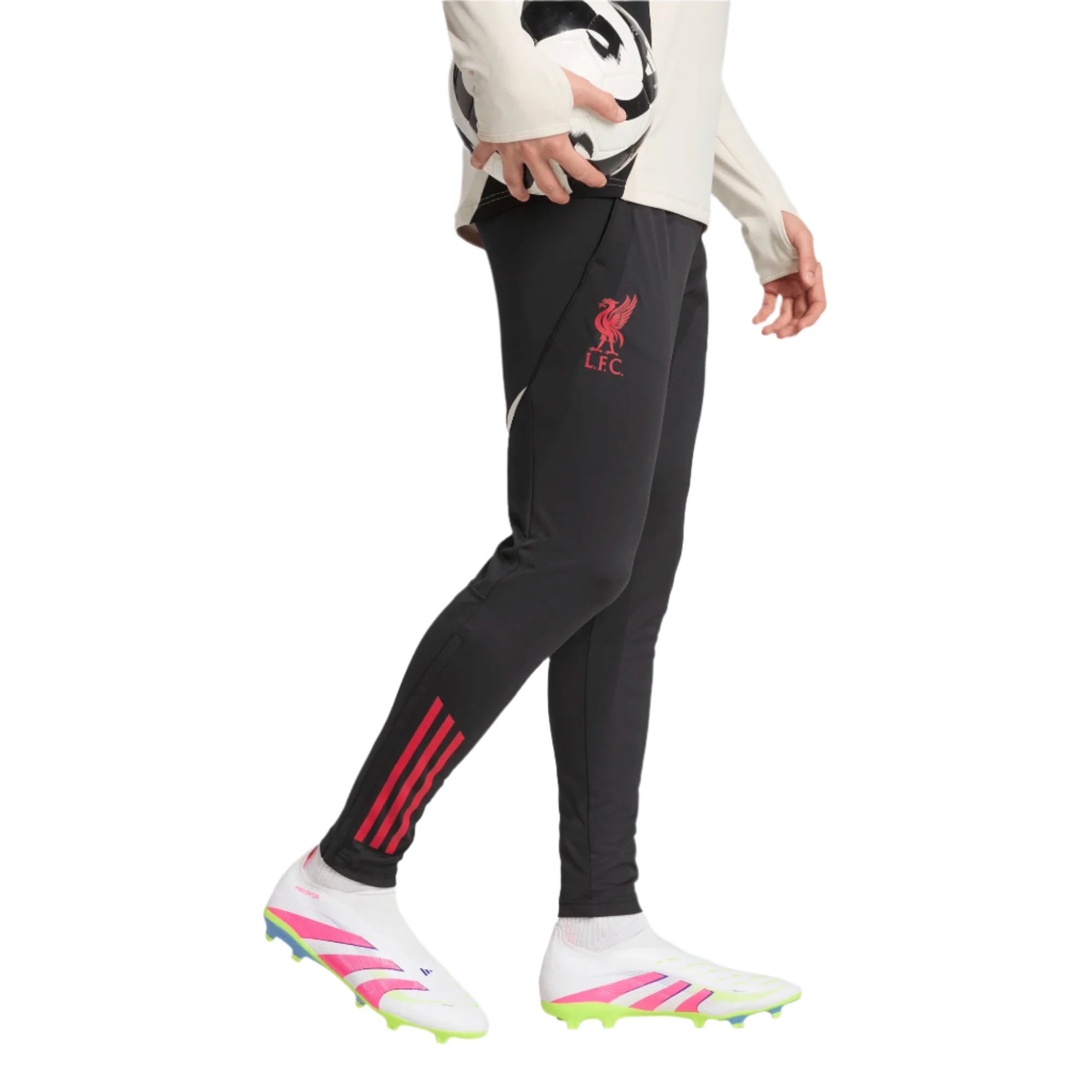 Liverpool FC men's black trousers with zip