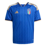 Adidas Italy Youth Home Jersey 26 Blue