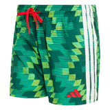 Adidas Mens Swim Shorts Football Inspired Graphic 5-Inch Green