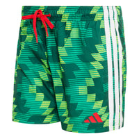 Adidas Mens Swim Shorts Football Inspired Graphic 5-Inch Green