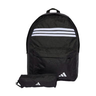 Adidas Unisex Backpack Classic 3 Stripes Horizontal Black/White/White