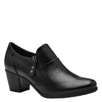 Jana women's black slip-on shoe