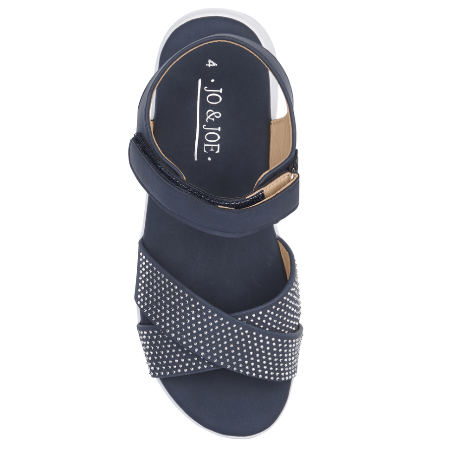 Jo Joe Womens Sandal Duchess Navy Donaghys