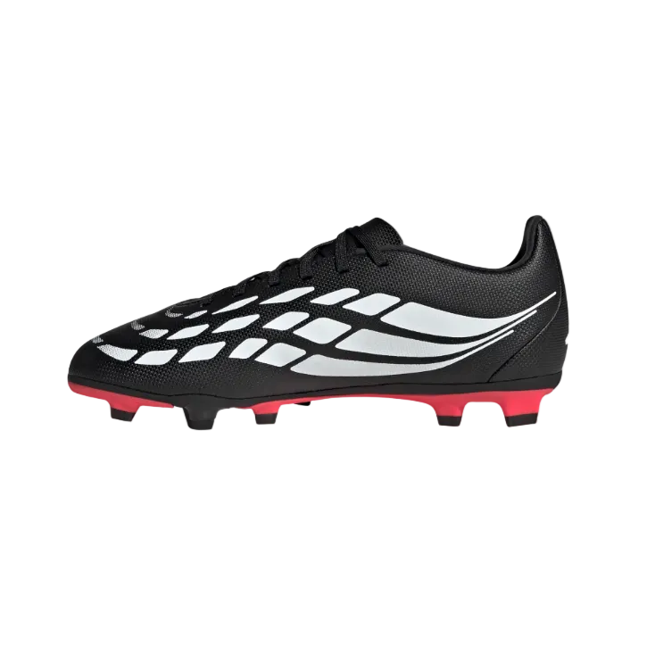 Adidas kids' black and white boot