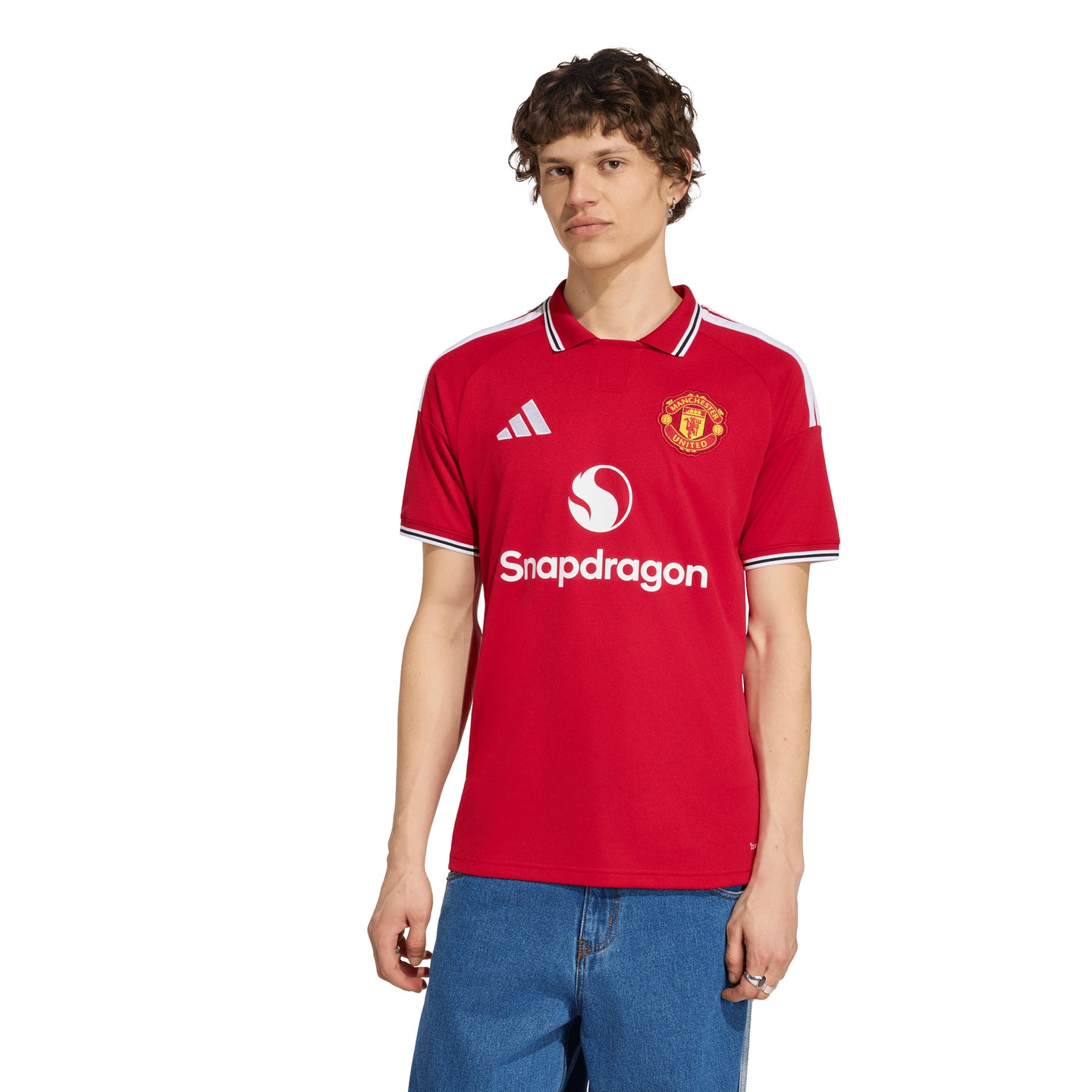 Adidas Manchester United Adults Home Jersey 26/27 Red