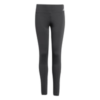 Adidas Girls Leggings Glam Black/Silver Metallic