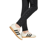 Adidas Girls Leggings Glam Black/Silver Metallic