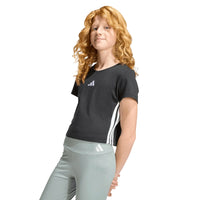 Adidas Girls Leggings Glam Wonder Sage/Silver Metallic