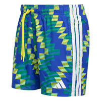 Adidas Mens Fotball Inspired Graphic Swim Shorts Yellow