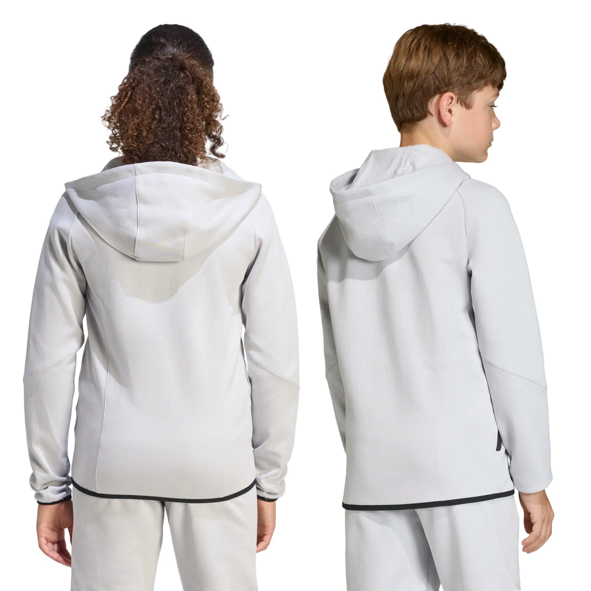 Adidas Youth Hoodie Tiro Travel Sweat Light Grey