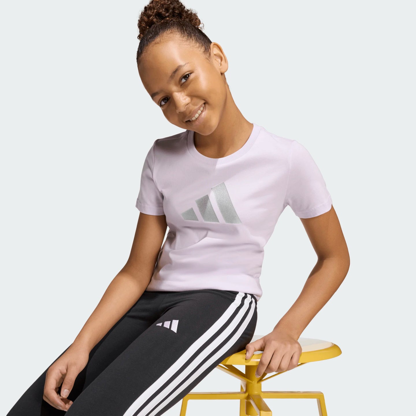 Adidas Girls T-Shirt Glam Ice Lavender