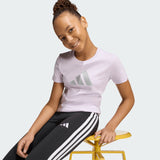Adidas Girls T-Shirt Glam Ice Lavender