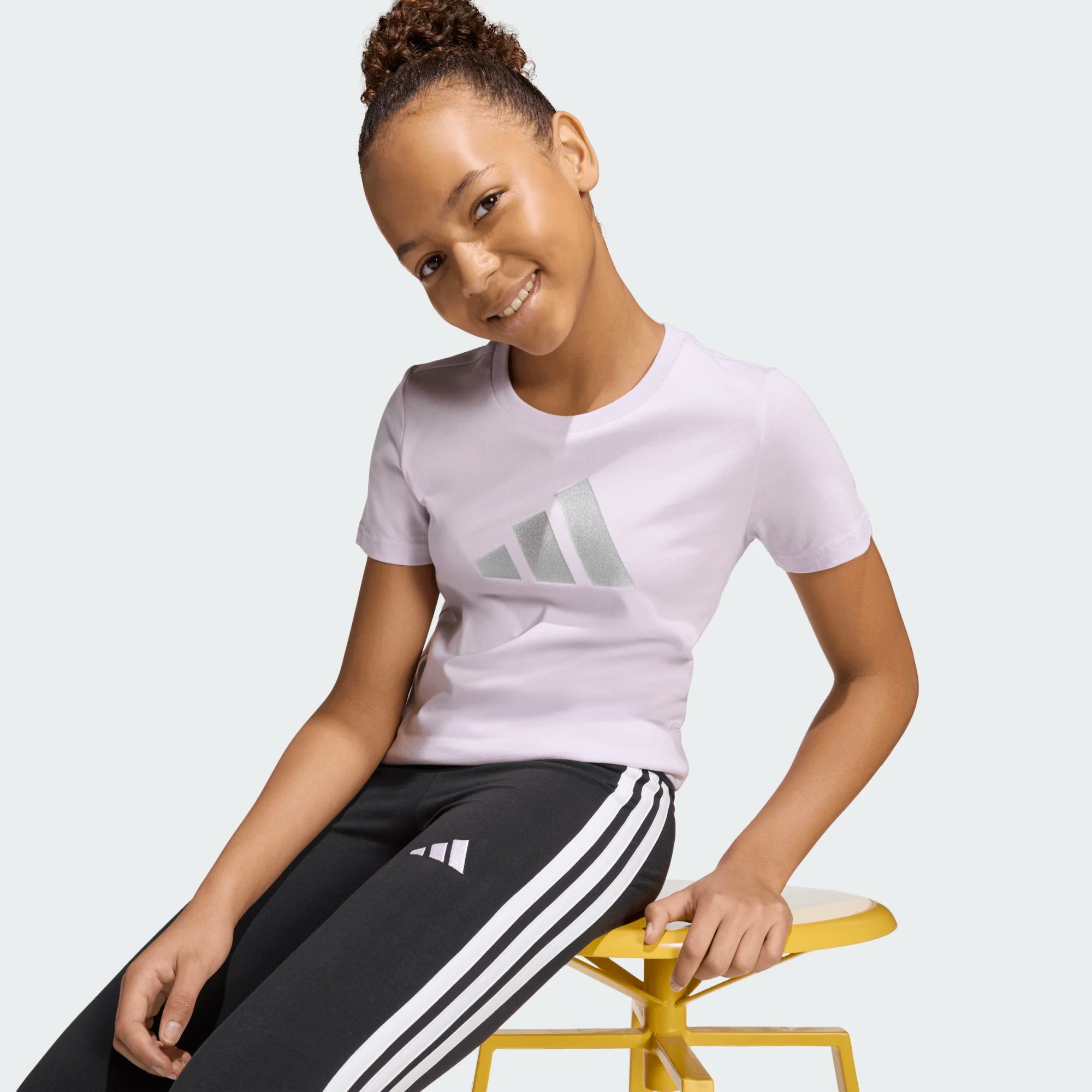 Adidas Girls T-Shirt Glam Ice Lavender