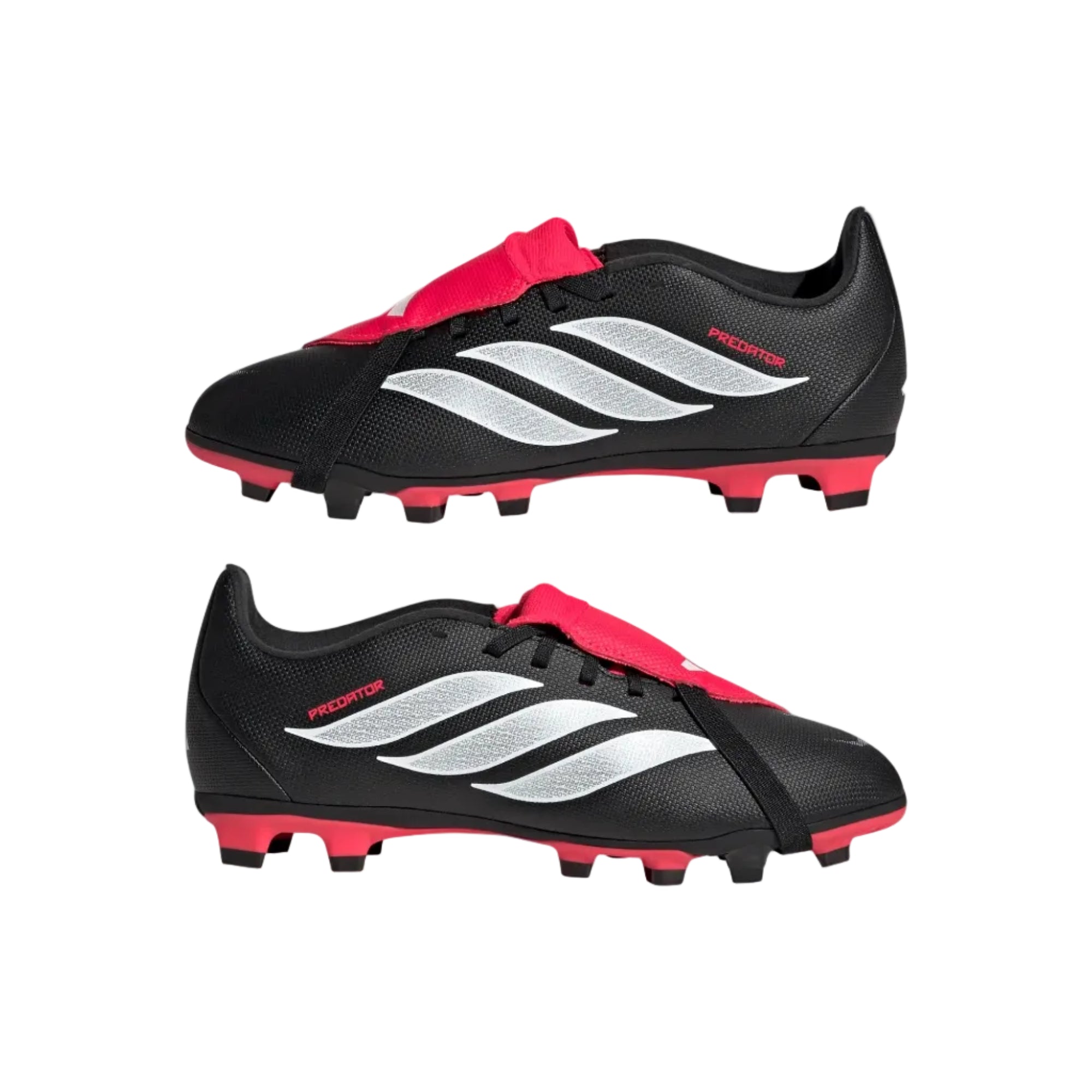 Adidas Junior Football Boot Predator Club FT FG/MG Core Black/Cloud White/Lucid Red