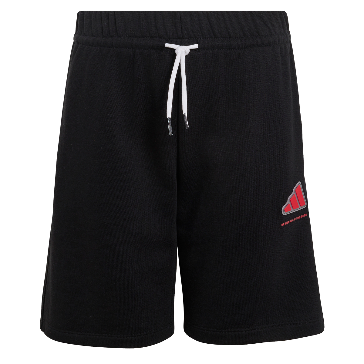 Adidas boys' black French terry shorts