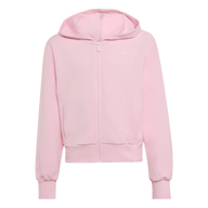 Adidas Girls Full Zip Hoodie Pink