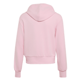 Adidas Girls Full Zip Hoodie Pink