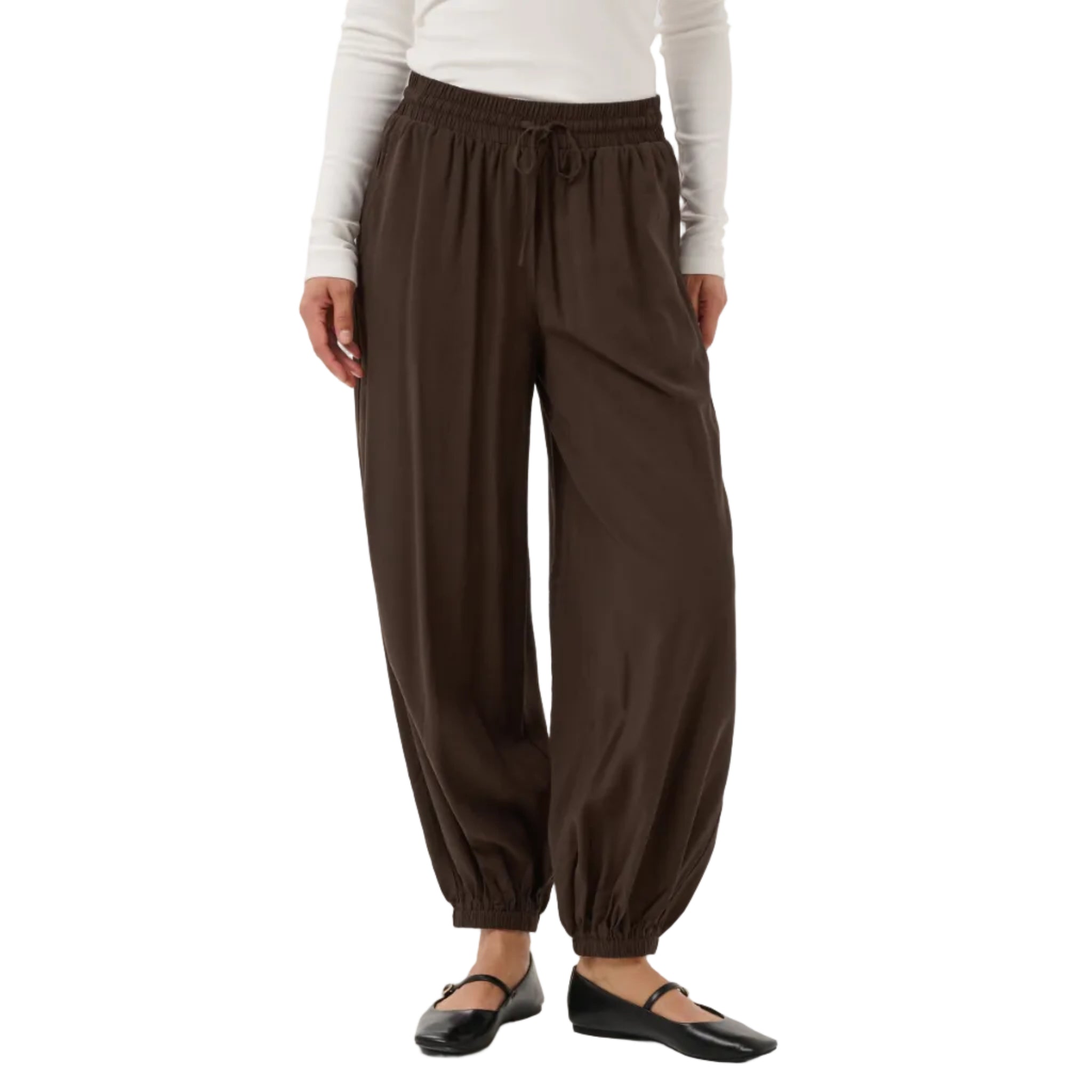 Kaffe Womens Pant Alberta Coffee Bean