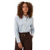 Kaffe Womens Shirt Ketty Blue Fog