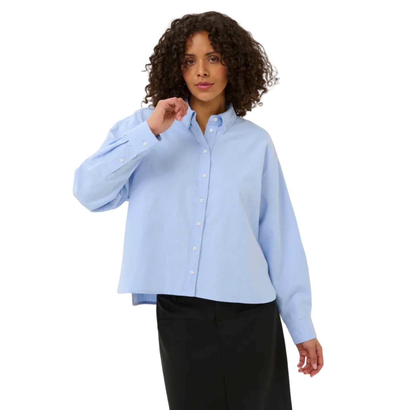 Kaffe women's blue shirt