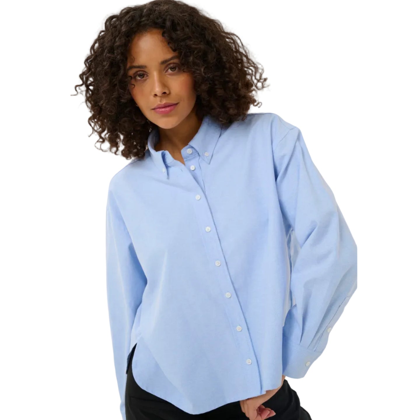 Kaffe women's blue shirt