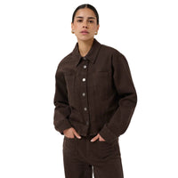 Kaffe Womens Shirt Brook Coffee Bean