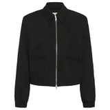 Kaffe Womens Bomber Jacket Sakura Black Deep