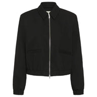 Kaffe Womens Bomber Jacket Sakura Black Deep