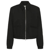 Kaffe Womens Bomber Jacket Sakura Black Deep