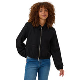 Kaffe Womens Bomber Jacket Sakura Black Deep