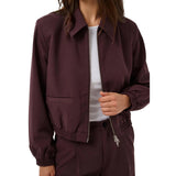 Kaffe Womens Bomber Jacket Sakura Fudge