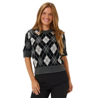 Kaffe Womens Pullover Harlow Dark Grey/Black
