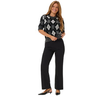 Kaffe Womens Pullover Harlow Dark Grey/Black
