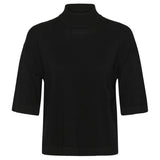 Kaffe Womens Jumper Liva Lurex Black Deep