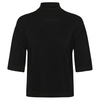Kaffe Womens Jumper Liva Lurex Black Deep